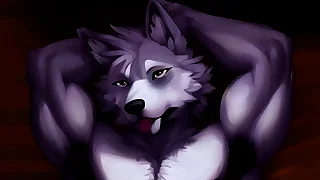 Jubilant furry animation 1
