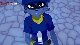 Sly Cooper Furry Yiff Yaoi - Imp x Sly Cooper, Handjob, Blowjob & Anal with multiple cums
